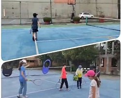 Tenis , niño , damaji